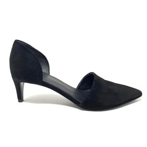 Vince Black Suede D'orsay Pumps size 6.5